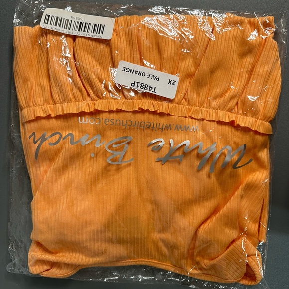 Brand new White Birch tank top in a size 2X. Beautiful pale orange color. - Picture 4 of 5